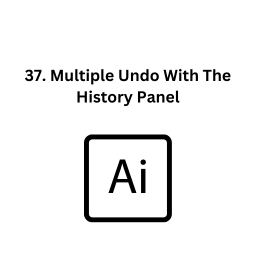 37. Multiple Undo With The History Panel